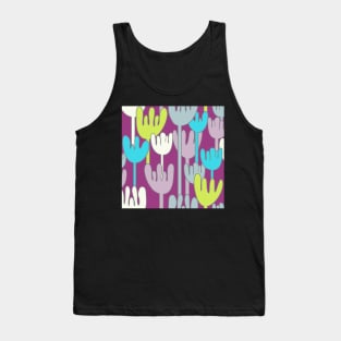 Modern abstract tulip flowers Tank Top